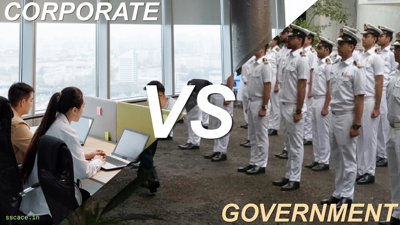 Ssc cgl vs private sector and corporate job comparison
